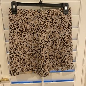 Cheetah Print Skirt